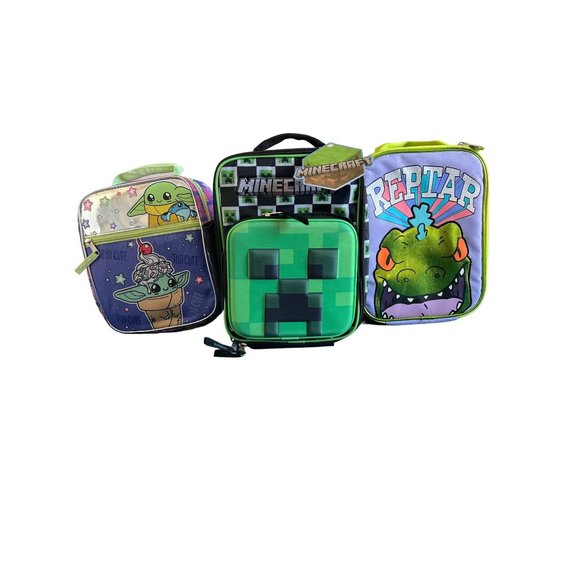 (3 for 45)All Over Print Thermos Insulated Antimicrobial Lunch Box - Picture 1 of 13